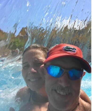 Michael Dressel with his spouse.